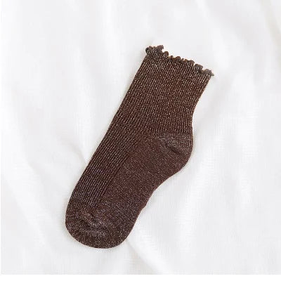 Cozy Lune x Lefifino Retro Socks – Soft Knit Shimmer Socks