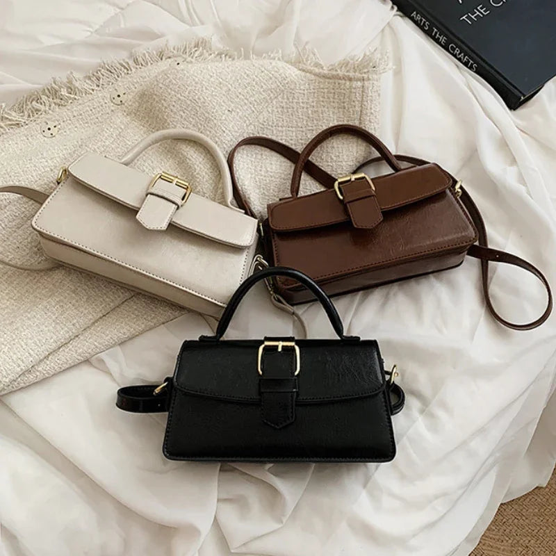 Cozy Lune BelleBag – Glossy Mini Shoulder Bag