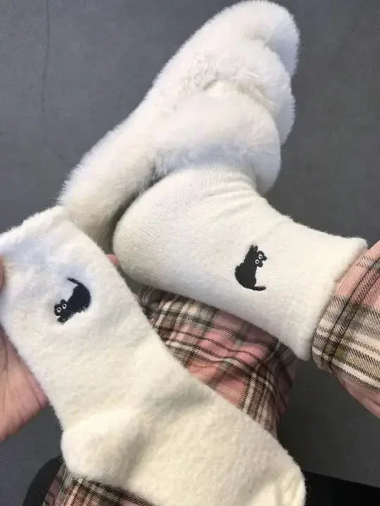 Cozy Lune PurrSoft Socks β Fluffy Cat Sets