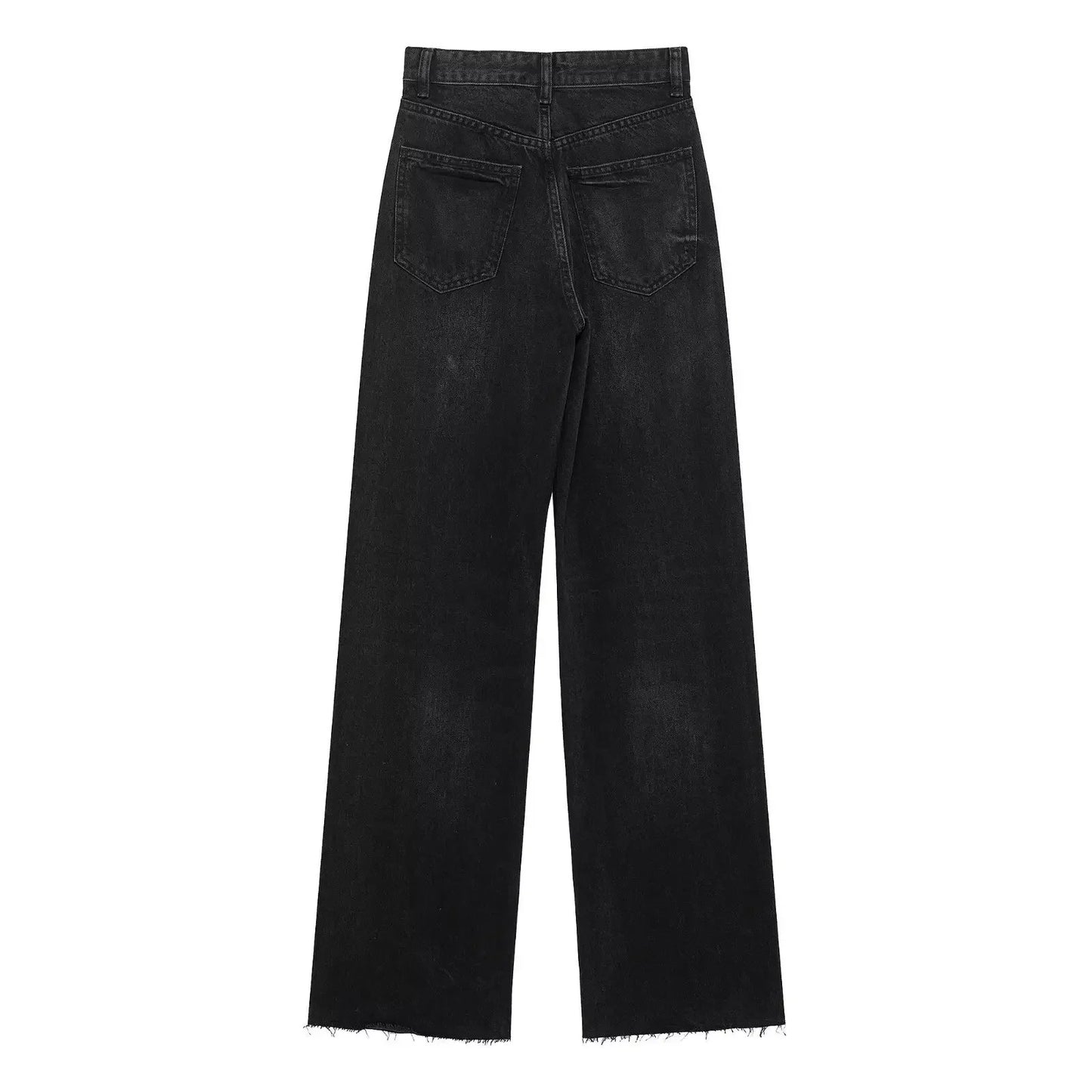 Cozy Lune CurveEase Denim β High-Waist Straight Jeans