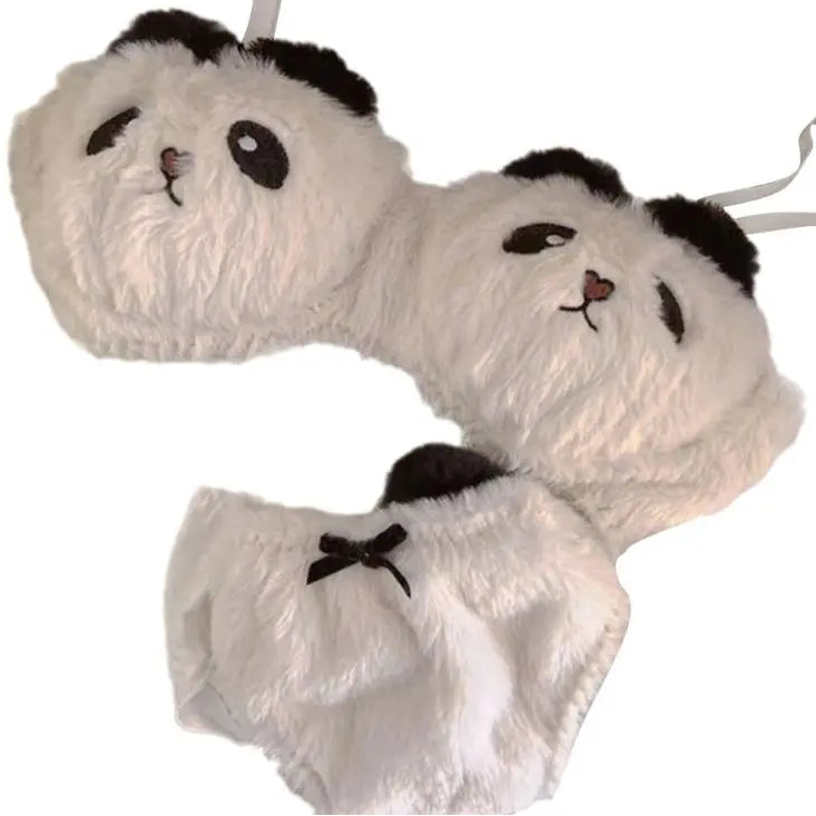 Cozy Lune Bearie Set β Fluffy Bears Bikini