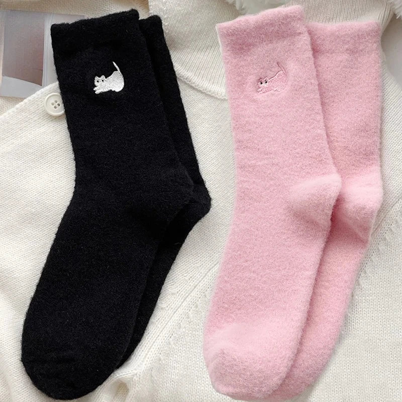 Cozy Lune PurrSoft Socks β Fluffy Cat Sets
