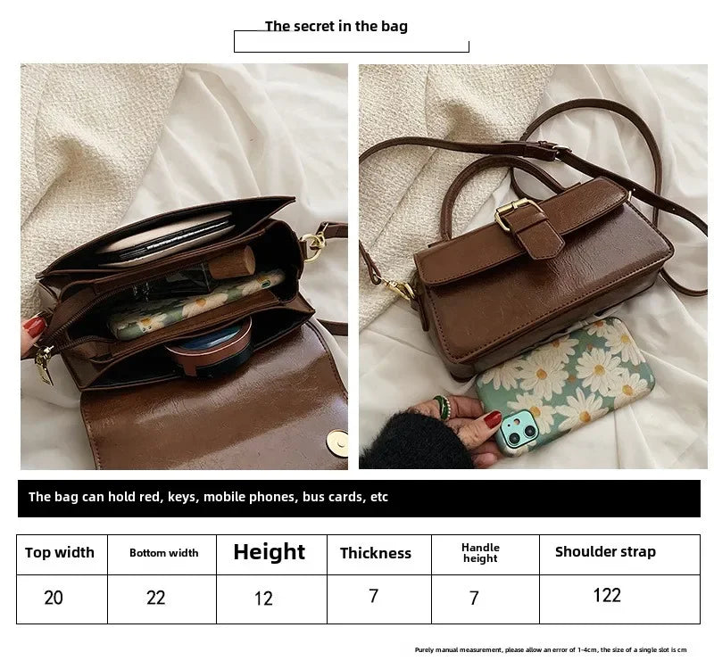Cozy Lune BelleBag – Glossy Mini Shoulder Bag