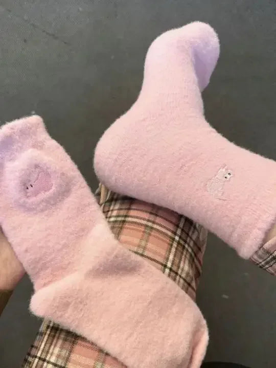 Cozy Lune PurrSoft Socks β Fluffy Cat Sets