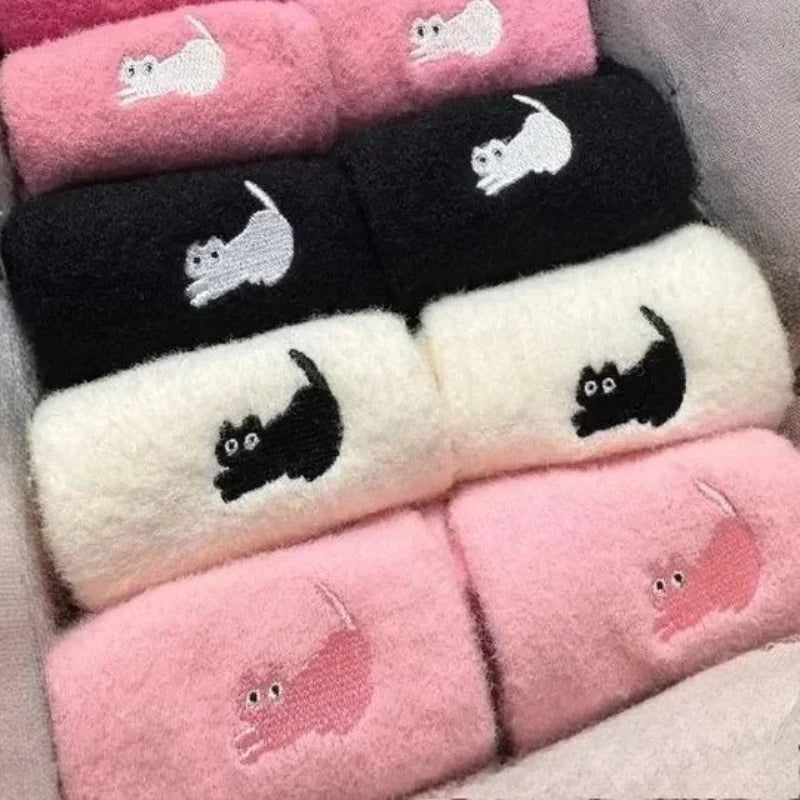 Cozy Lune PurrSoft Socks β Fluffy Cat Sets