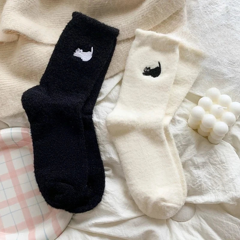 Cozy Lune PurrSoft Socks β Fluffy Cat Sets