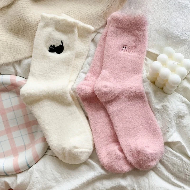 Cozy Lune PurrSoft Socks β Fluffy Cat Sets
