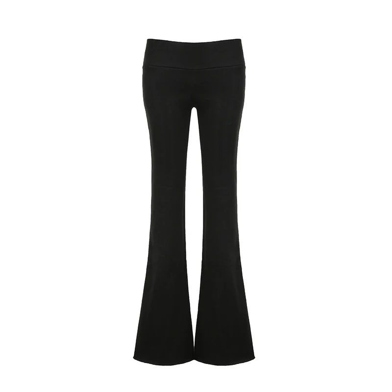 Cozy Lune FlareForm Pants β Sculpting Flared Essentials