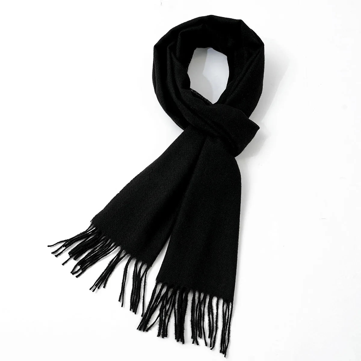Cozy Lune NoirScarf – Premium Cashmere-Blend Scarf