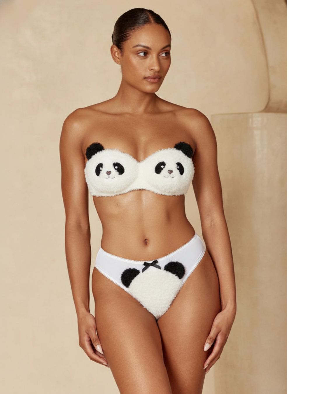 Cozy Lune Bearie Set β Fluffy Bears Bikini