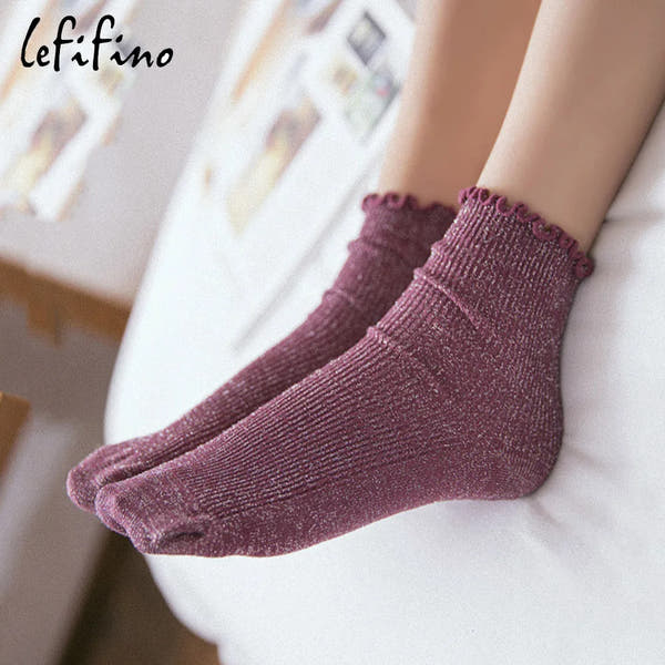 Cozy Lune x Lefifino Retro Socks – Soft Knit Shimmer Socks