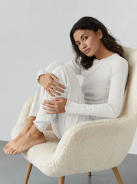 Cozy Lune DreamSoft Home Set – Ribbed Lounge Pajamas