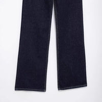 Cozy Lune CurveEase Denim – High-Waist Straight Jeans