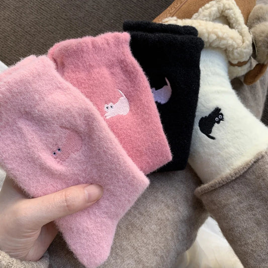 Cozy Lune PurrSoft Socks – Fluffy Cat Sets