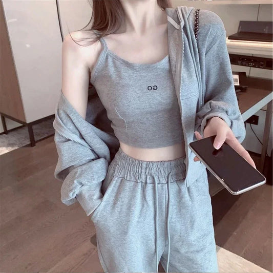 Cozy Lune X Go LoungeSet – 3-Piece Comfy Tracksuit