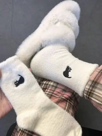 Cozy Lune PurrSoft Socks – Fluffy Cat Sets