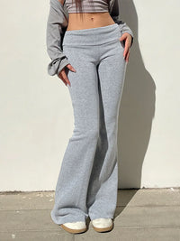Cozy Lune FlareForm Pants – Sculpting Flared Essentials