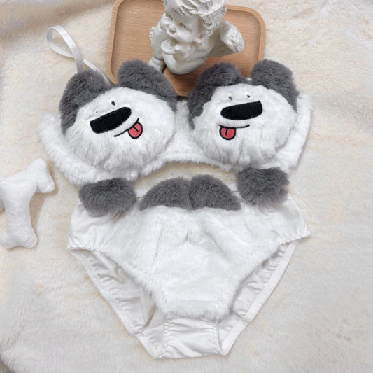 Cozy Lune Puppy Set – Fluffy Dog Bikini