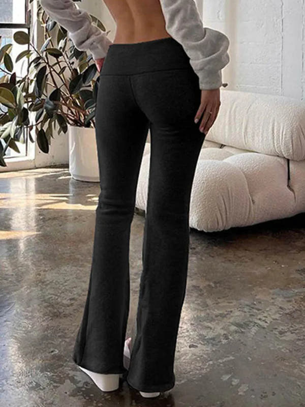 Cozy Lune FlareForm Pants – Sculpting Flared Essentials