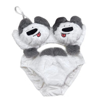 Cozy Lune Puppy Set – Fluffy Dog Bikini
