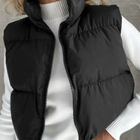 Cozy Lune CloudVest – Cropped Puffer Vest