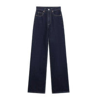 Cozy Lune CurveEase Denim – High-Waist Straight Jeans