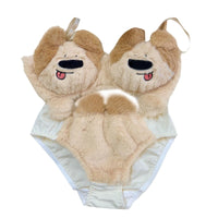 Cozy Lune Puppy Set – Fluffy Dog Bikini
