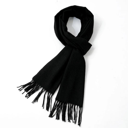 Cozy Lune NoirScarf – Premium Cashmere-Blend Scarf