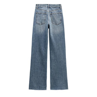 Cozy Lune CurveEase Denim – High-Waist Straight Jeans